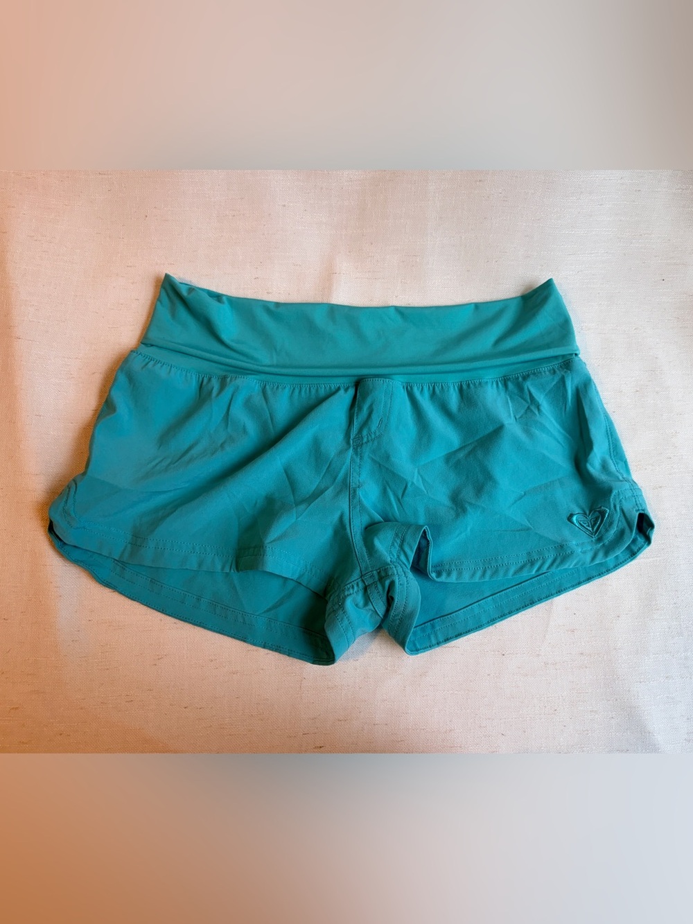 Roxy Women’s Size 7 Teal Turquoise Stretch Board Shorts Swim Shorts